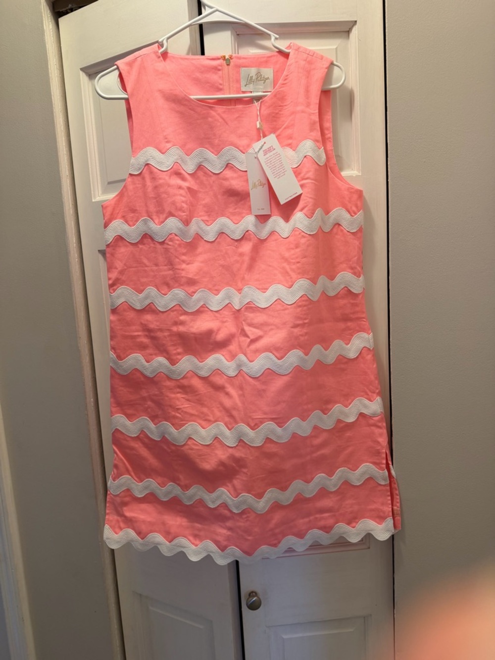 NWT LILLY PULITZER KERRA SHIFT ROMPER SIZE 8 SORBET PINK